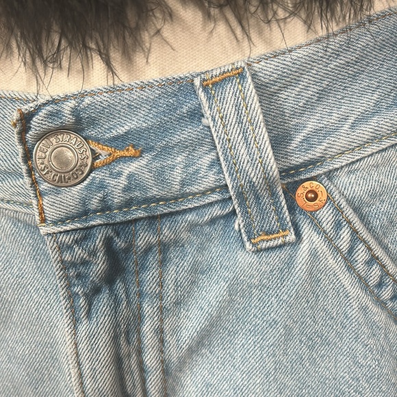 Levi’s White Wash Midi Side Slit Skirt size 27 - Picture 13 of 16